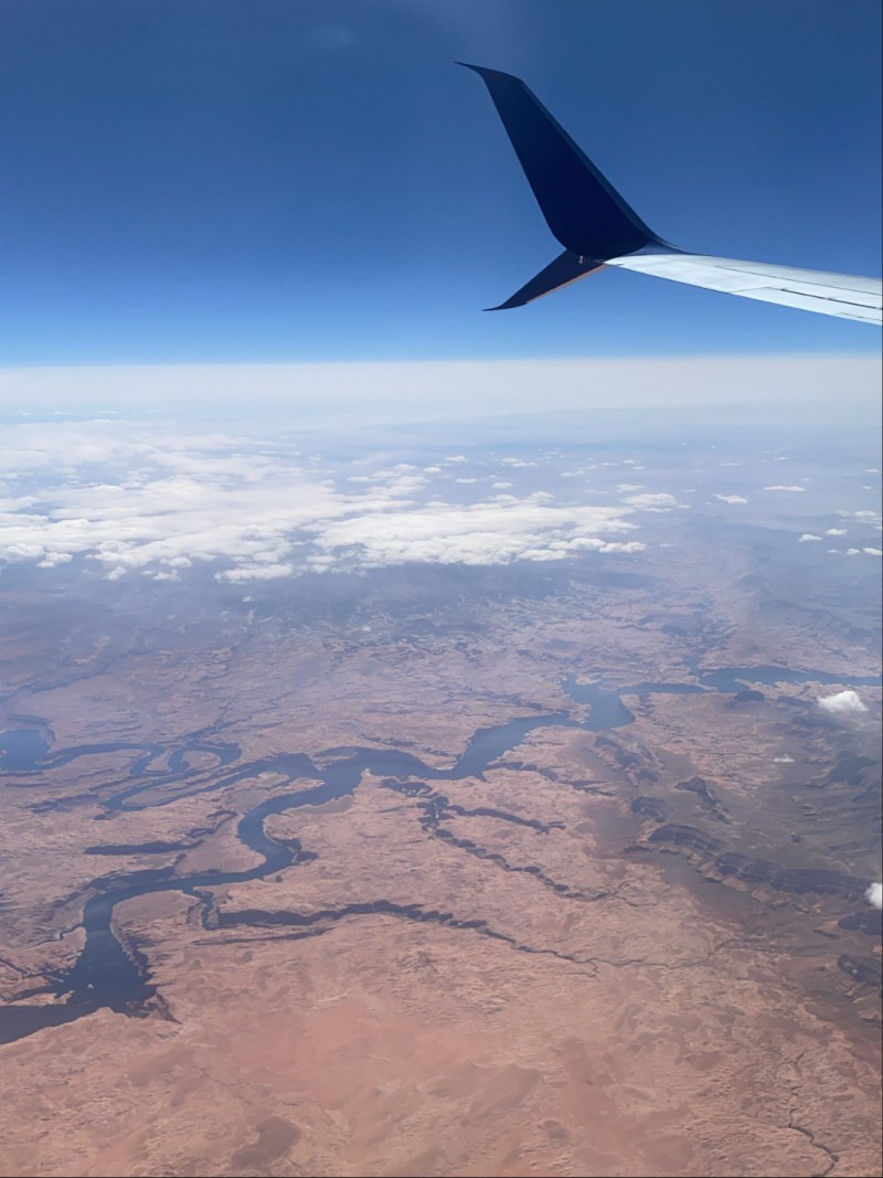 View from my seat overlooking the southwest.